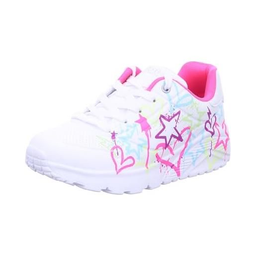 Skechers street girls, sneaker, light pink synthetic/trim, 34.5 eu