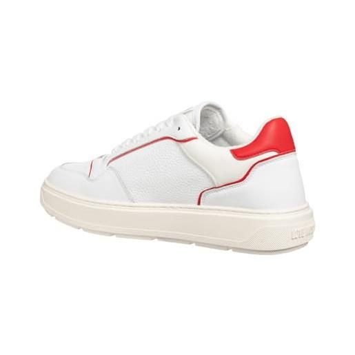Love Moschino sneakers bold love donna white - red 38 eu