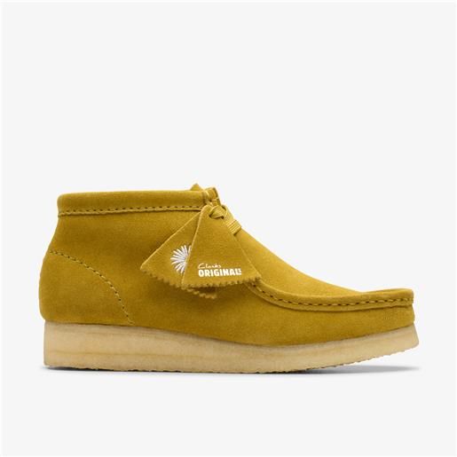 Clarks wallabee boot olive suede