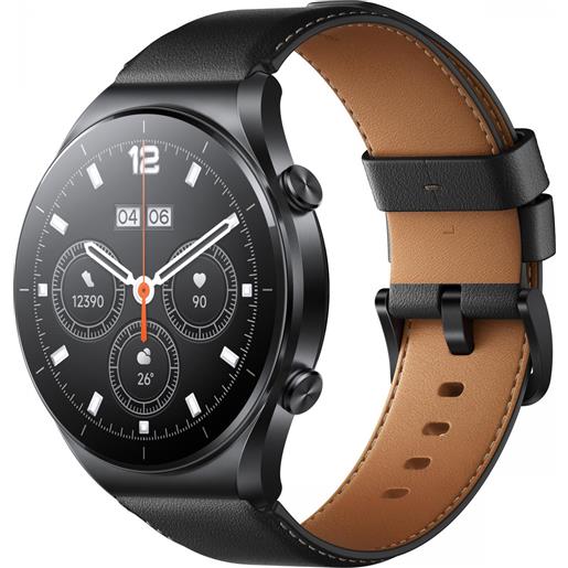 Xiaomi watch s1 black orologio 1.43 amoled touch screen gps satellitare cinturino in pelle colore nero - bhr5559gl