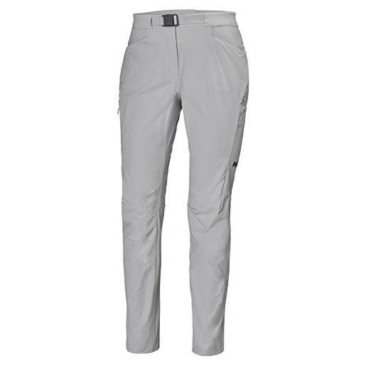 Helly Hansen tinden - pantaloni leggeri da donna, donna, 62961, grigio nebbia, xl