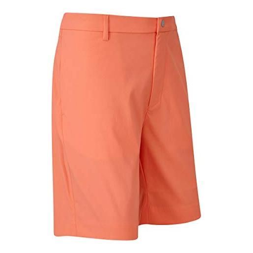 Footjoy lite tapered fit short, pantaloni corti uomo, corallo, 30