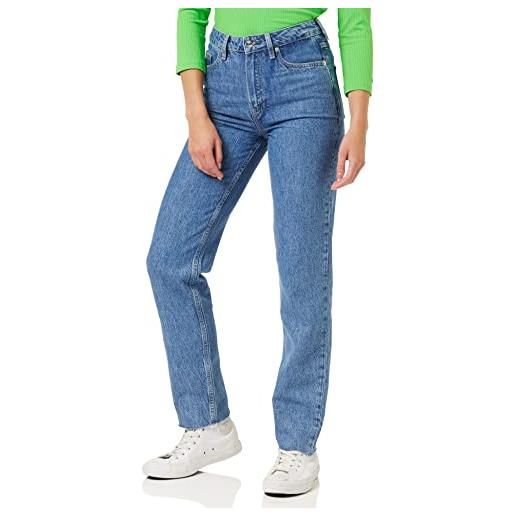Tommy Hilfiger jeans donna classic june vita alta, blu (june), 26w / 30l