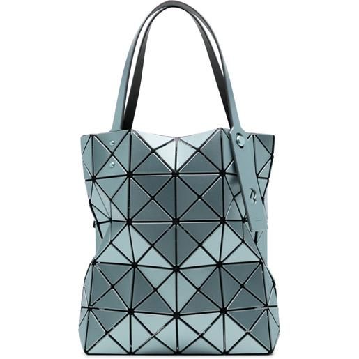 Bao Bao Issey Miyake lucent boxy metallic tote bag - blu