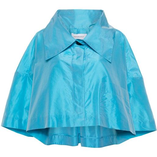 Viktor & Rolf giacca-camicia extreme - blu