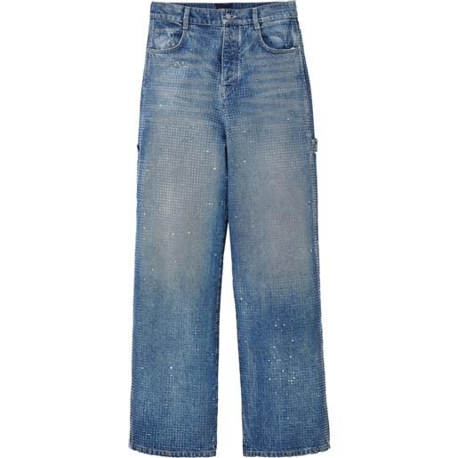 Marc Jacobs jeans a gamba ampia oversize - blu