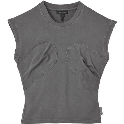 Marc Jacobs top seamed up - grigio