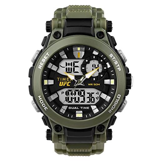 Timex orologio analogico digitale al quarzo uomo con cinturino in plastica tw5m52900