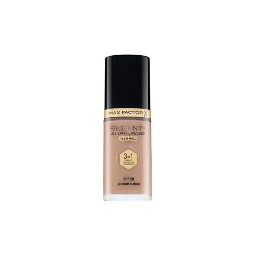 Max Factor facefinity all day flawless flexi-hold 3in1 primer concealer foundation spf20 45 fondotinta liquido 3in1 30 ml