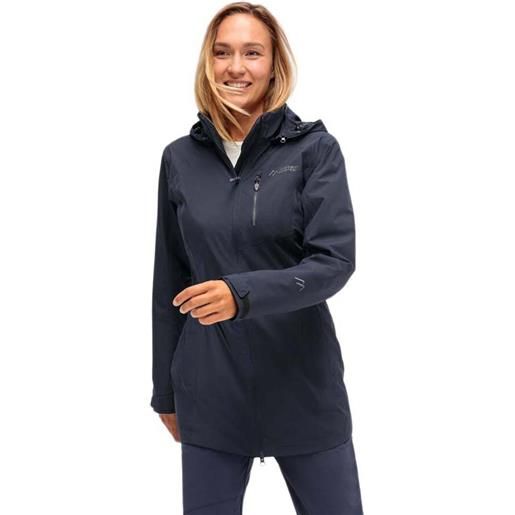 Maier Sports perdura rec w full zip rain jacket blu l / regular donna