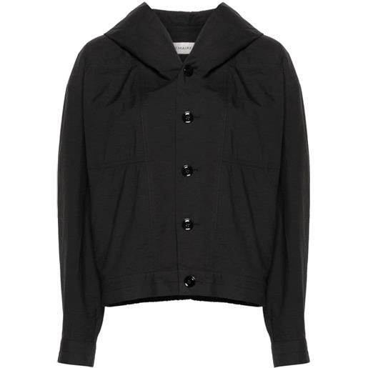 LEMAIRE giacca leggera con cappuccio - nero
