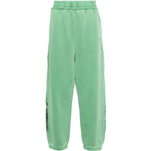 A-COLD-WALL* pantaloni sportivi cubist - verde