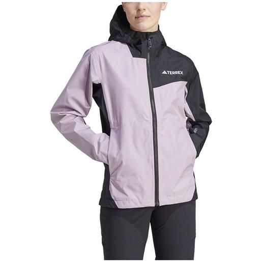 Adidas multi 2.5l rain dry jacket viola l donna