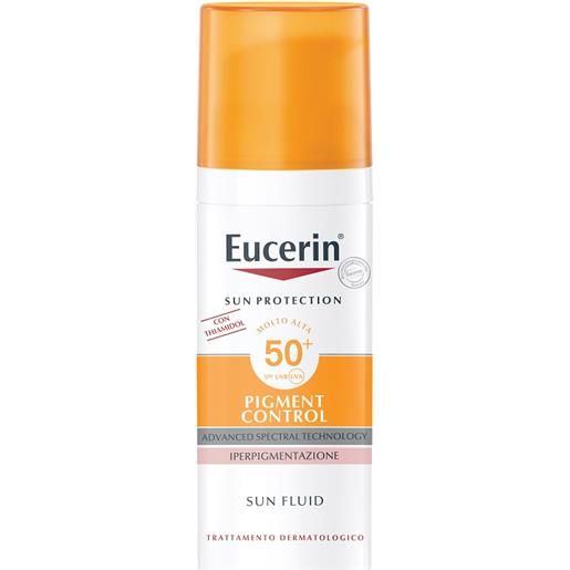 Eucerin sun protection spf 50+ pigment control sun fluid 50 ml - eucerin - 975508779