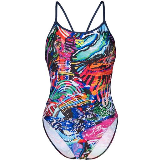 Arena lace back allover swimsuit multicolor fr 34 donna