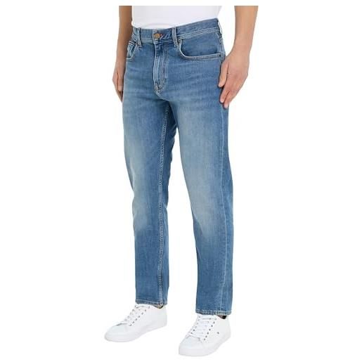 Tommy Hilfiger regular mercer str mw0mw33946 pantaloni di jeans, denim (boston indigo), 36w / 32l uomo