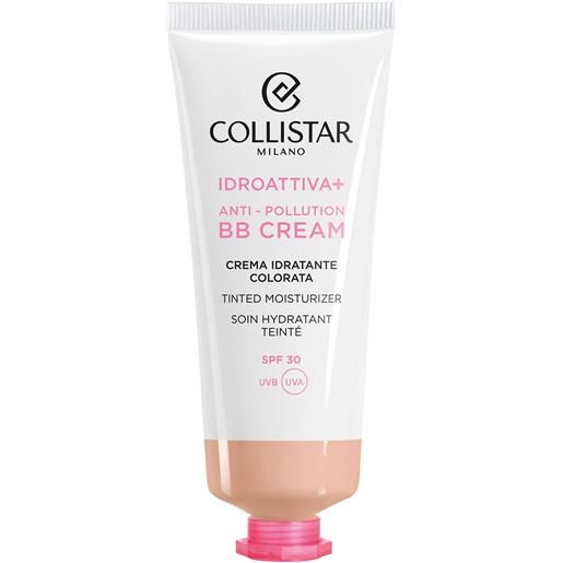 Collistar anti-pollution bb cream spf30 50ml bb cream, bb cream, crema viso colorata idratante chiaro