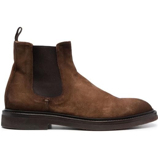Officine Creative dude flexi slip-on leather boots - marrone