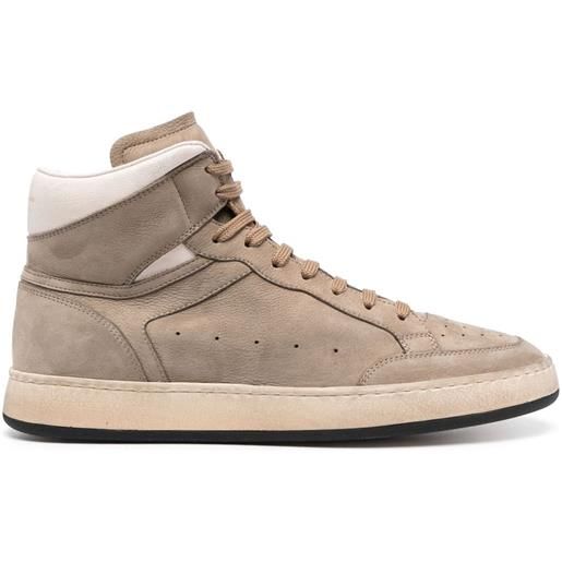 Officine Creative sneakers alte in pelle - toni neutri