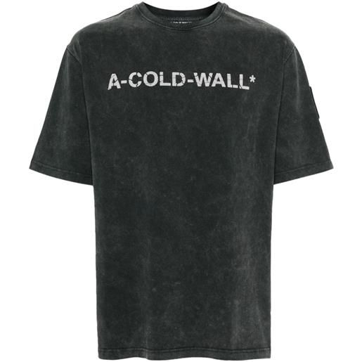 A-COLD-WALL* t-shirt con stampa - grigio