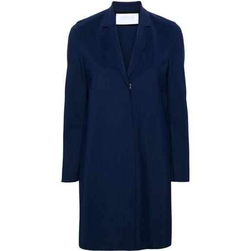 Harris Wharf London cappotto monopetto - blu