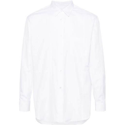 Comme Des Garçons Shirt camicia con inserti - bianco