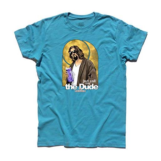 3stylershop t-shirt uomo the big lebowski - just call me the dude