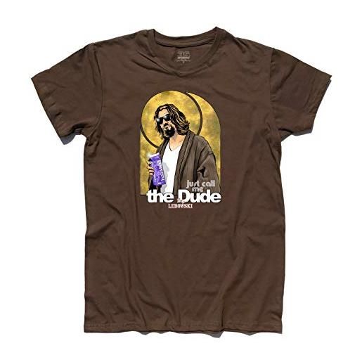 3stylershop t-shirt uomo the big lebowski - just call me the dude