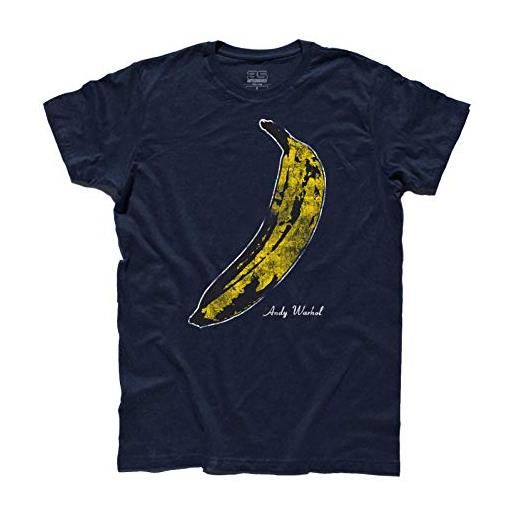 3stylershop t-shirt uomo banana - andy copertine famose musica pop art