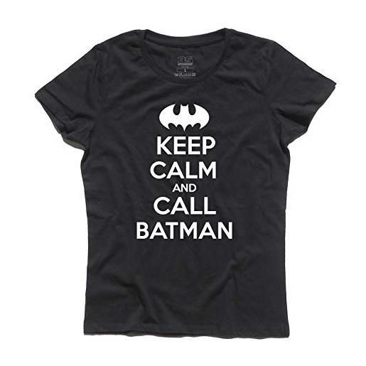 3stylershop women's t-shirt keep calm and call batman