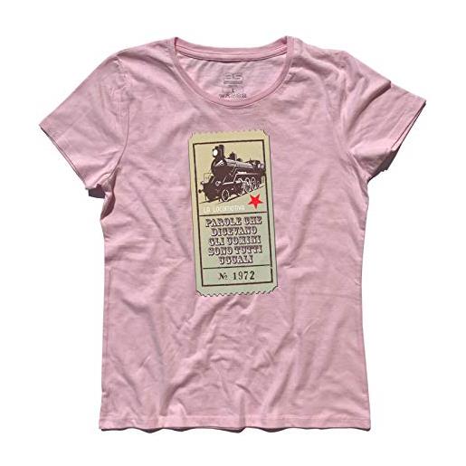 3stylershop t-shirt donna la locomotiva - francesco guccini