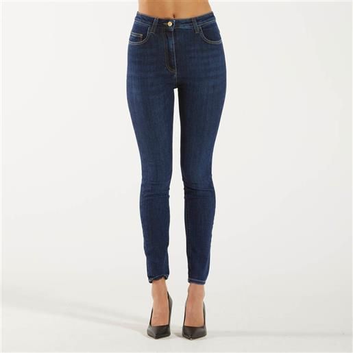 Elisabetta franchi jeans skinny in cotone stretch