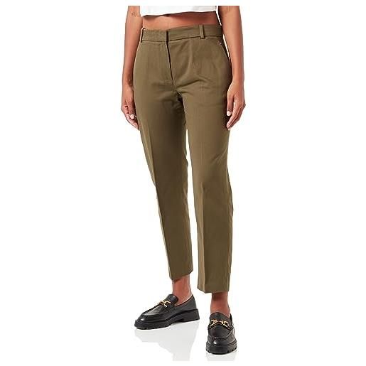 Tommy Hilfiger essential slim straight co chino, donna, natural cognac, 34
