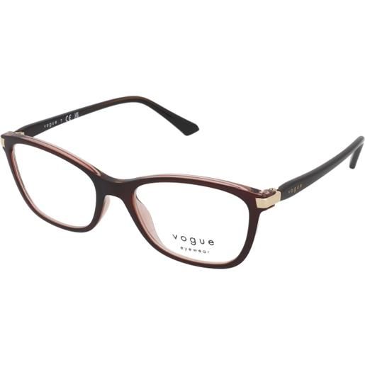 Vogue vo5378 2907 | occhiali da vista graduati | prova online | plastica | cat eye | marrone | adrialenti