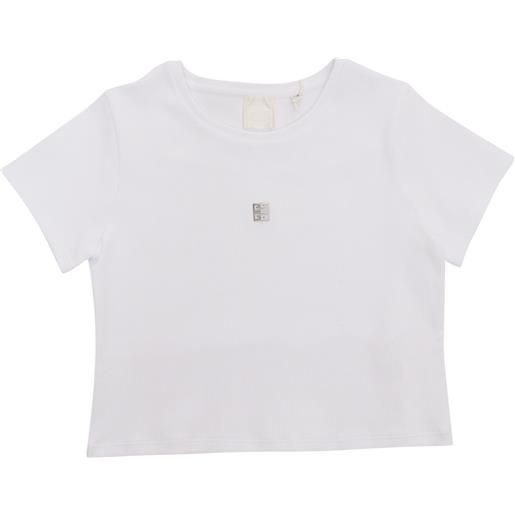 Givenchy Kids t-shirt bianca crop