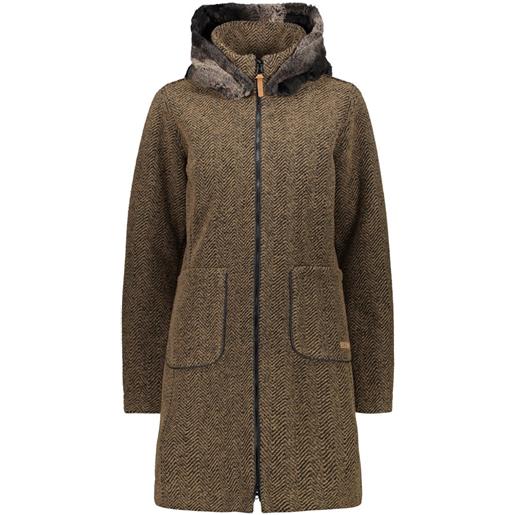 Cmp coat 30m3396 hoodie fleece beige xl donna