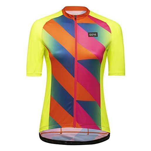 GORE WEAR maglia traspirante da ciclismo da donna, signal, rapida evaporazione dell'umidità, design inconfondibile, maglia a maniche corte da ciclismo