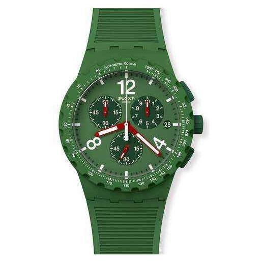 Swatch / originals / primarily green / orologio unisex / quadrante verde / cassa plastica / cinturino silicone