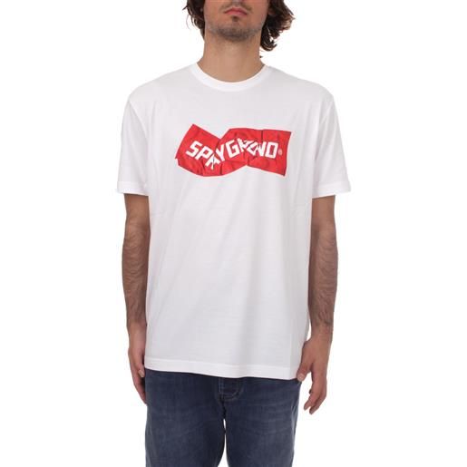 Sprayground t-shirt manica corta uomo bianco