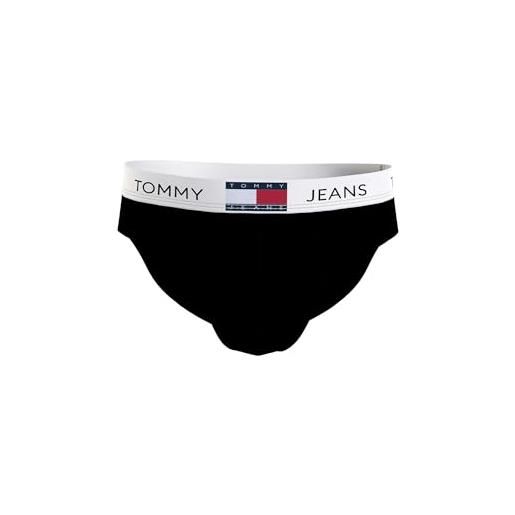 Tommy Hilfiger tommy jeans brief um0um02956 slip, nero (black), xl uomo