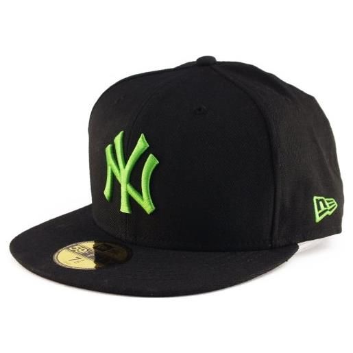 New Era york yankees 59fifty cap season basic black/island green - 7 1/2-60cm