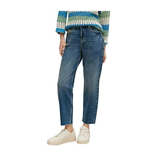 Comma 2128472 jeans, blu 56z6, 52 it (38w/34l) donna