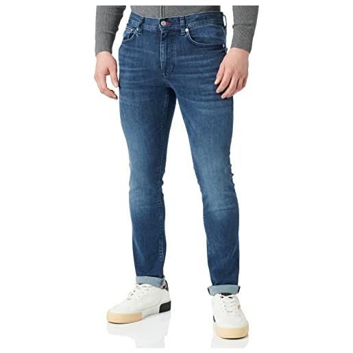 Tommy Hilfiger xtr slm layton pstr mw0mw28623 pantaloni di jeans, denim (blain blue), 40w / 36l uomo