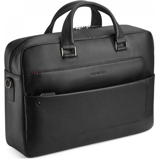 Roncato alaska borsa porta computer porta pc 15.6 - 42x30x10 cm - nero