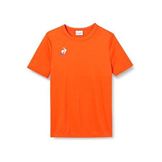 Le Coq Sportif n°1 maillot match, maglietta a maniche corte bambino, orange (arancione), 6a