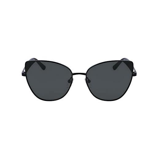Karl lagerfeld kl341s sunglasses, 001 black, 56 unisex