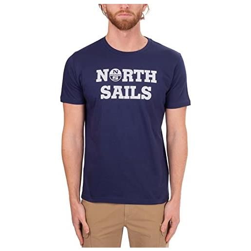 NORTH SAILS - t-shirt uomo regular con logo stampato - taglia xl
