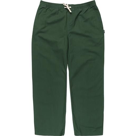 Element - pantaloni in cotone - chillin twill non-denim pant garden topiary per uomo in cotone - taglia s, m, l, xl - verde