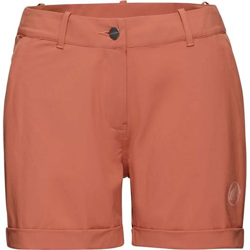 Mammut - pantaloncini casual da donna - runbold roll cuff shorts women brick per donne - taglia 34 eu, 36 eu, 38 eu, 40 eu - rosso