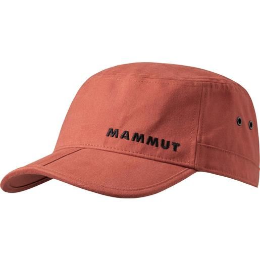 Mammut - cappello con visiera curva - lhasa cap brick per uomo in cotone - taglia s\/m, l\/xl - rosso